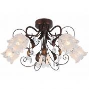 Люстра Escada 496/5PL Е14* 40вт черное золото