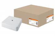 Короб. расп. КР 75х75х20 ОП белая IP40 TDM 1/10/100