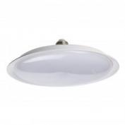 Лампа светодиодная. Форма «UFO», U165-20W/6500K/E27/FR PLU01WHматовая. Дневной белый свет (6500K)