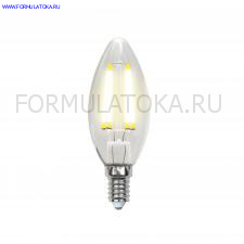 Лампа светодиодная LED-C35-6W/WW/E14/CL GLA01TR Форма 