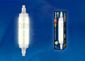 Лампа светодиодная LED-J118-12W/WW/R7s/CL PLZ06WH теплый белый 1/10