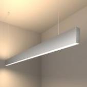 Св-к LED подвесной двусторонний 128см 50Вт 4200К матовое серебро a041493