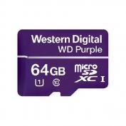 Карта памяти WD Purple micro SDHC WD WDD064G1POA 64 gb class 10