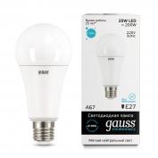 Лампа Gauss Elementary LED A67 25W E27 4100K 1/10/50