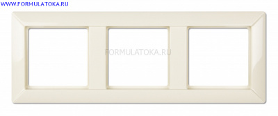 Юнг Рамка тройная Jung Eco Profi, слоновая кость ECO Profi 1/10/200