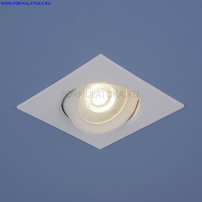 Св-к 9915 LED 6W встраиваемый WH белый