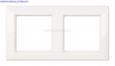 Юнг Рамка двойная Jung Eco Profi, белая ECO Profi 1/10/200