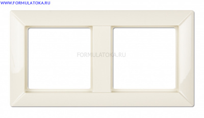 Юнг Рамка двойная Jung Eco Profi, слоновая кость ECO Profi 1/10/200